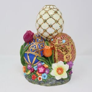 2000 Christopher Radko Easter Faberge Egg Candle Holder